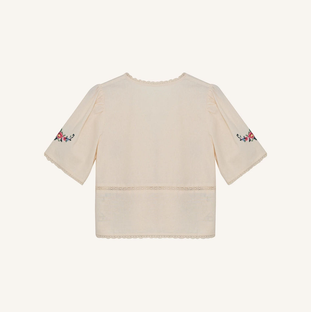 The New Society - Narcise Woman Blouse Ecru
