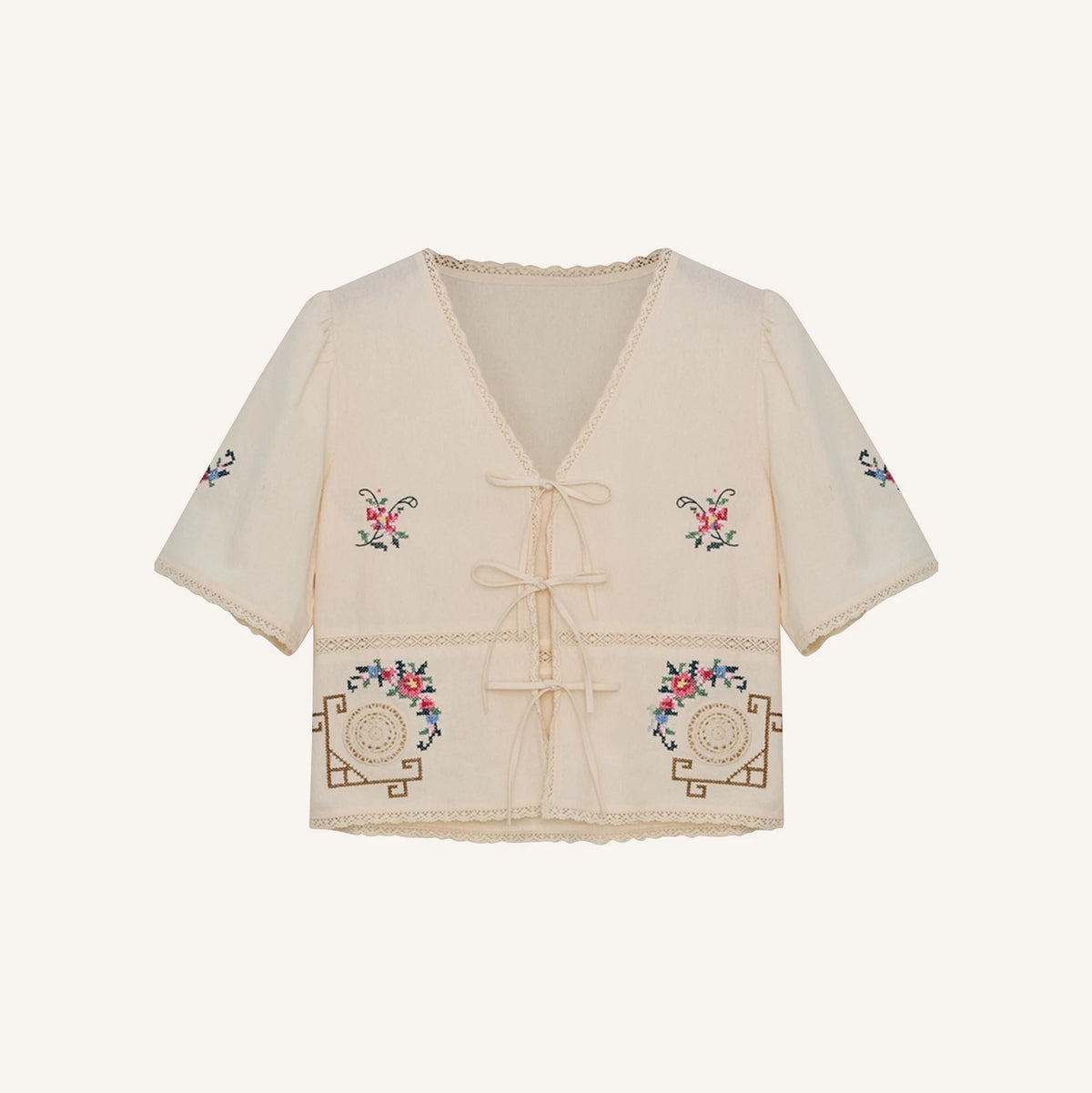 The New Society - Narcise Woman Blouse Ecru