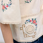 The New Society - Narcise Woman Blouse Ecru