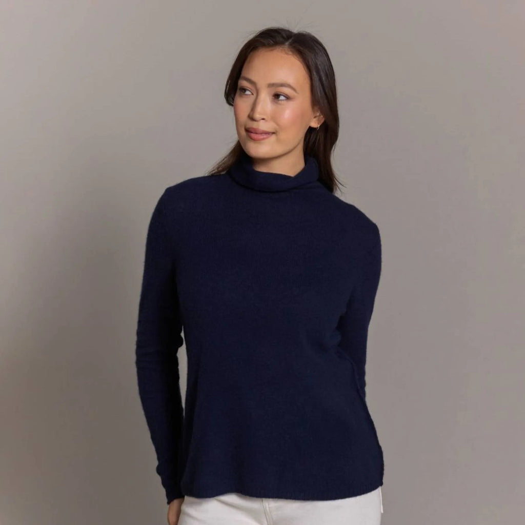 Harper Funnel Neck Cashmere Jumper