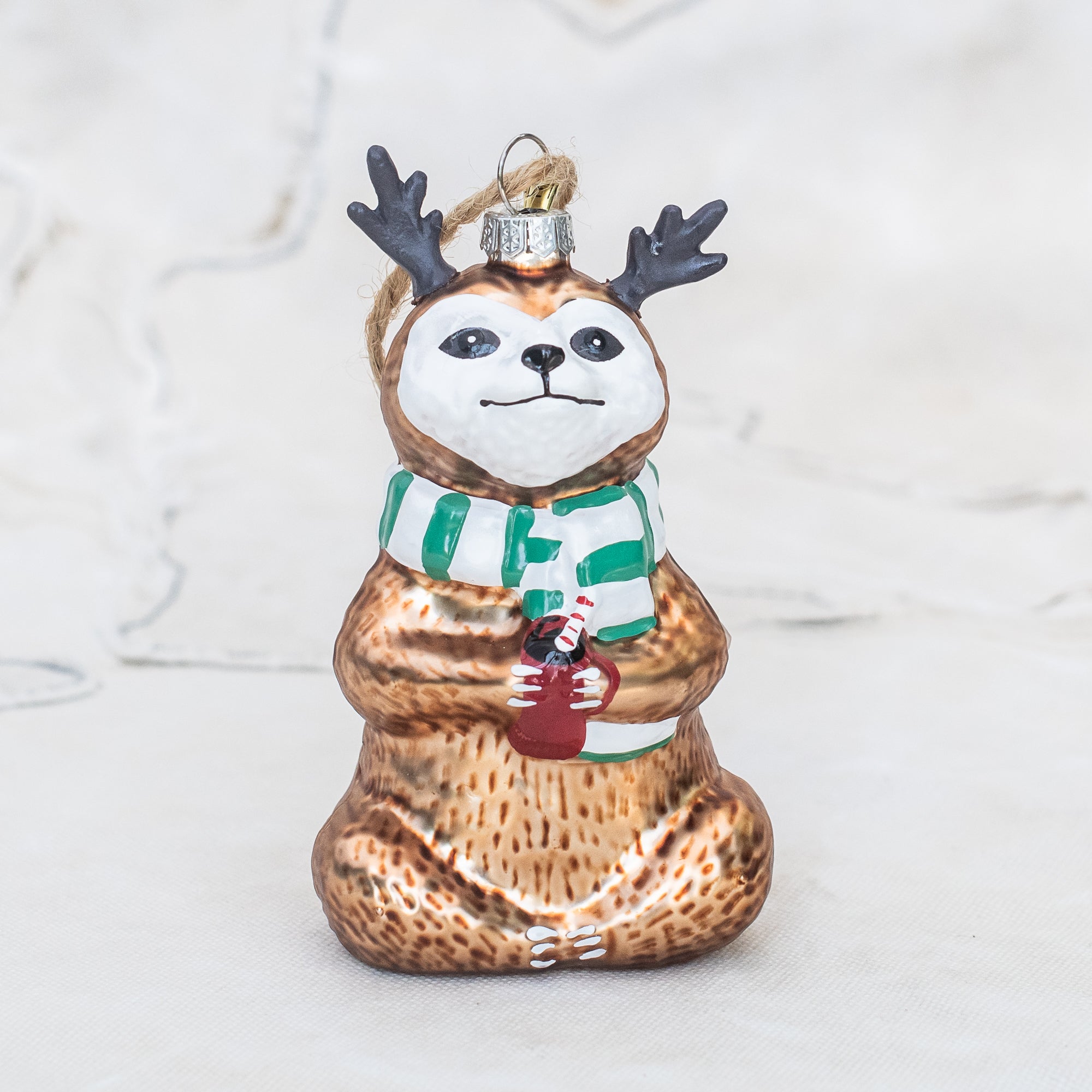 Festive Sloth Decoration