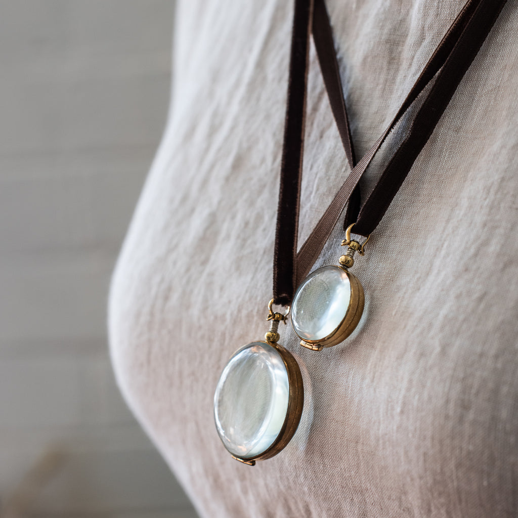 + Rock Crystal Lockets - The Lost + Found Department