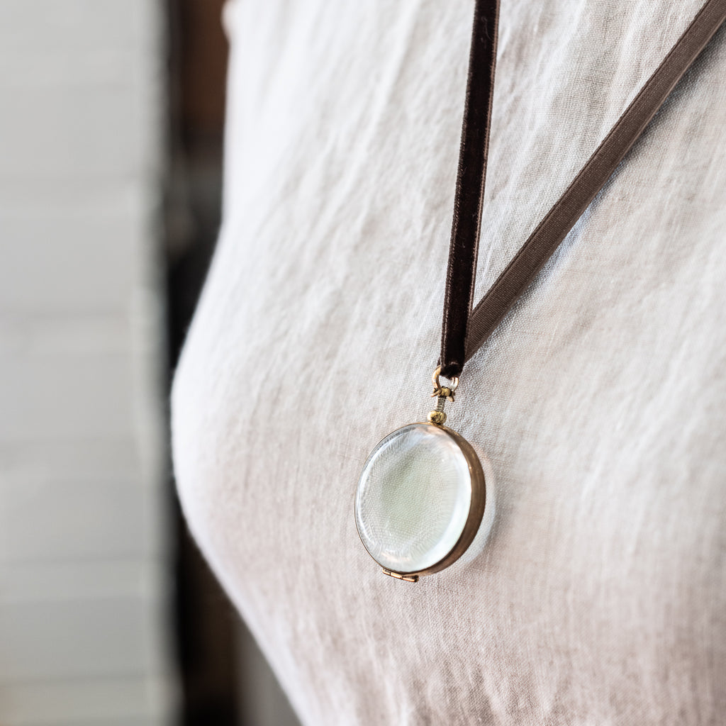 + Rock Crystal Lockets - The Lost + Found Department