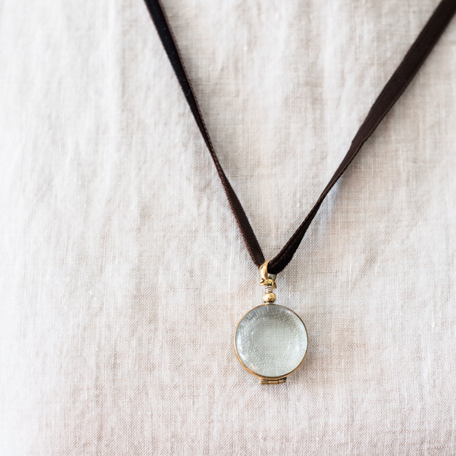 + Rock Crystal Lockets - The Lost + Found Department