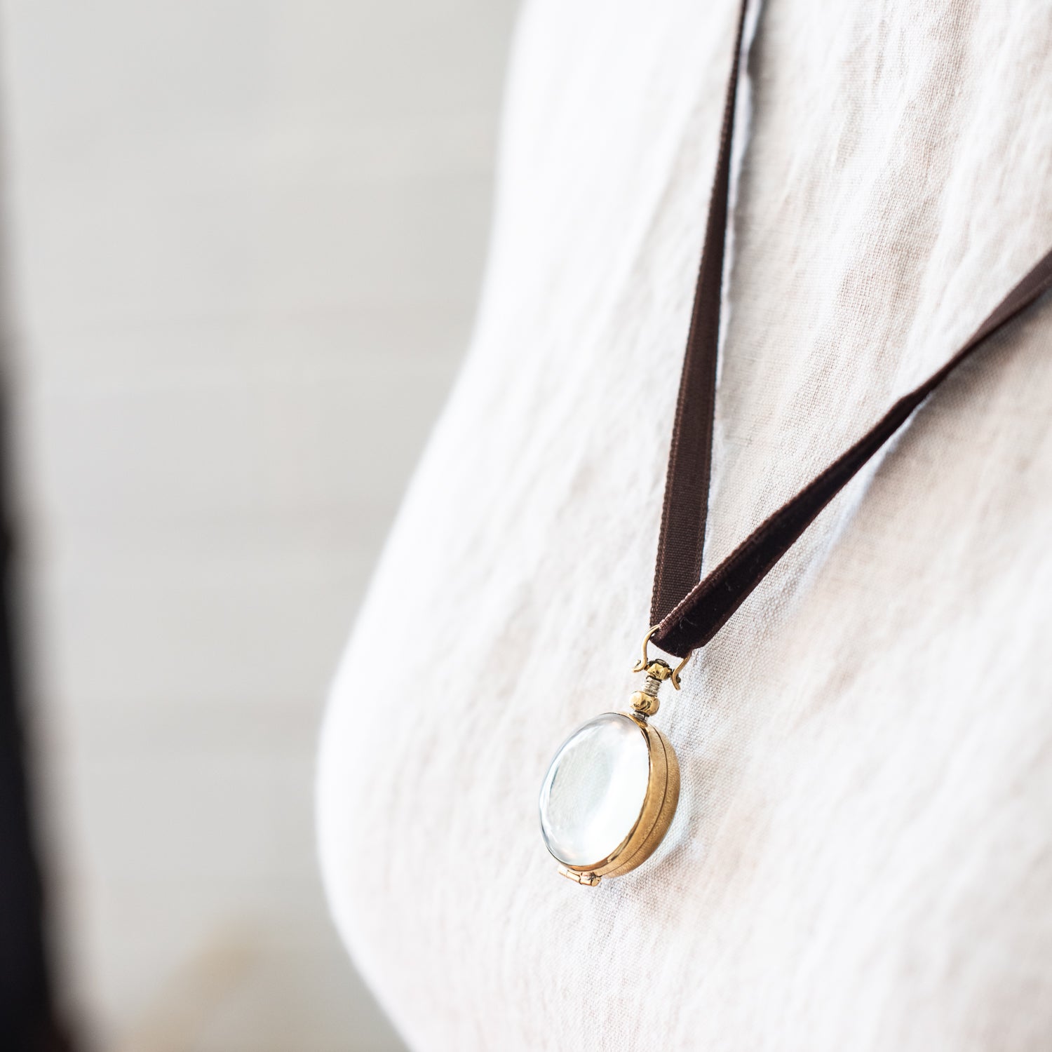 + Rock Crystal Lockets - The Lost + Found Department