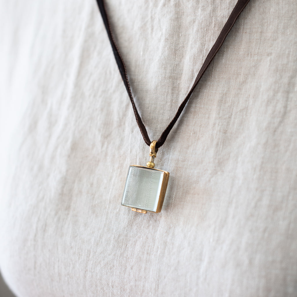 + Rock Crystal Lockets - The Lost + Found Department