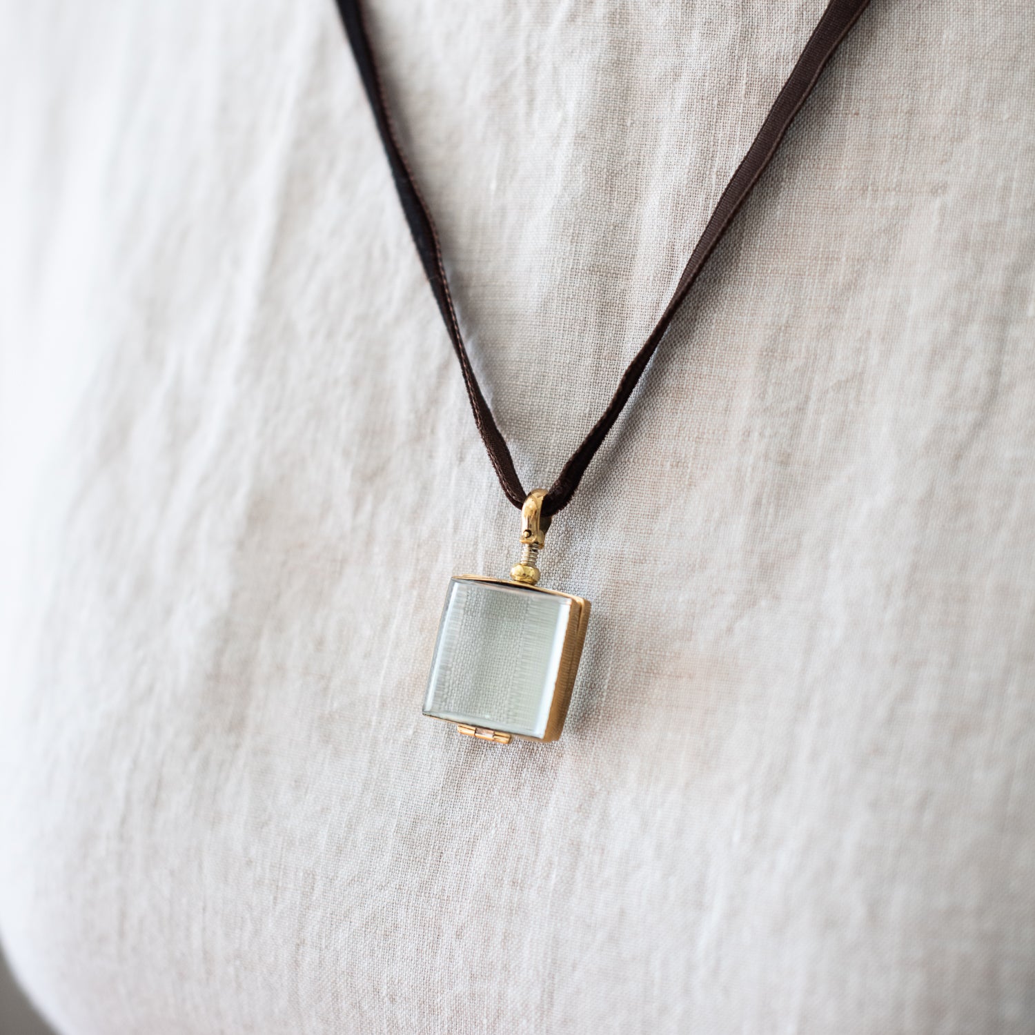 + Rock Crystal Lockets - The Lost + Found Department