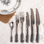 + Charingworth Vintage Finish Satin Cutlery - The Lost + Found Department