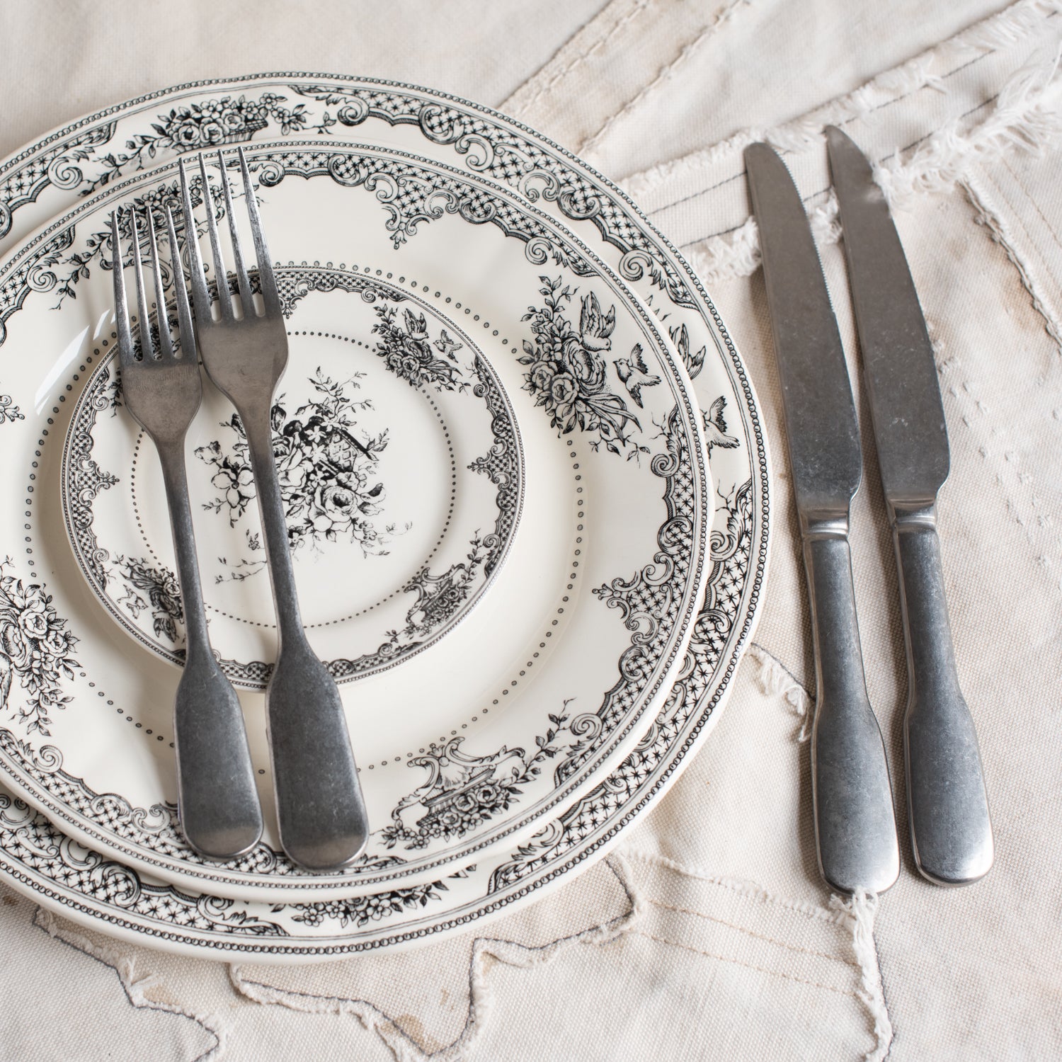 + Charingworth Vintage Finish Satin Cutlery - The Lost + Found Department