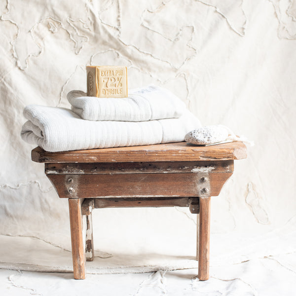 Japanese Inner Pile Towel Range - Ivory* - The Lost + Found Department