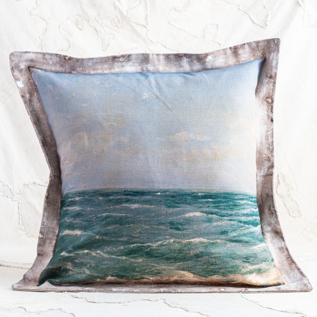 Swarm Heavy Canvas Cushion -  Sea - The Lost + Found Department