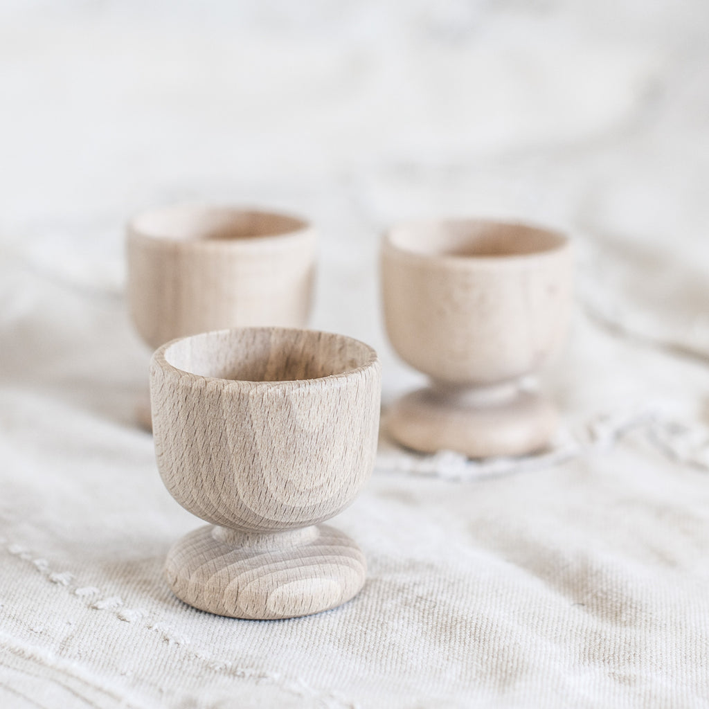 + Egg Cup - Wooden - The Lost + Found Department