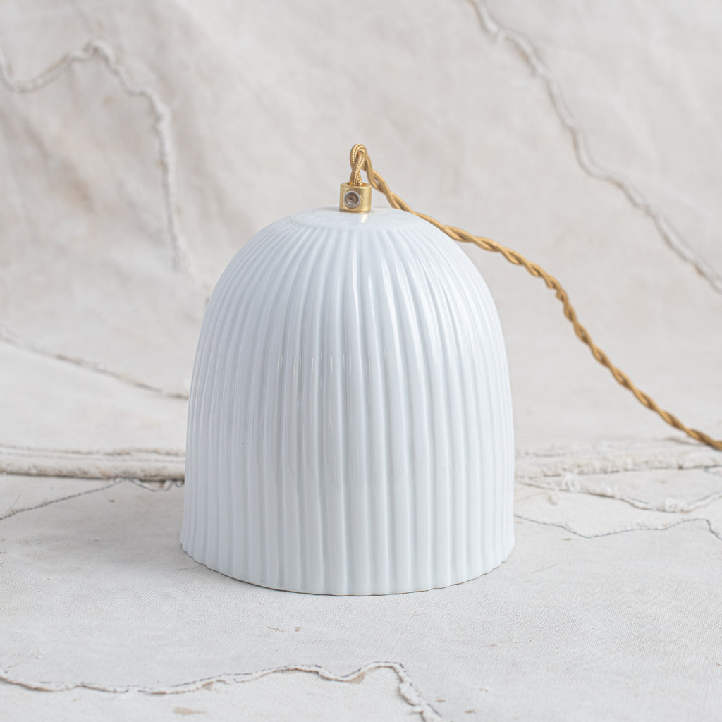 + Alix D. Reynis Porcelain Pendant Medium Lamp - Corinthe - The Lost + Found Department