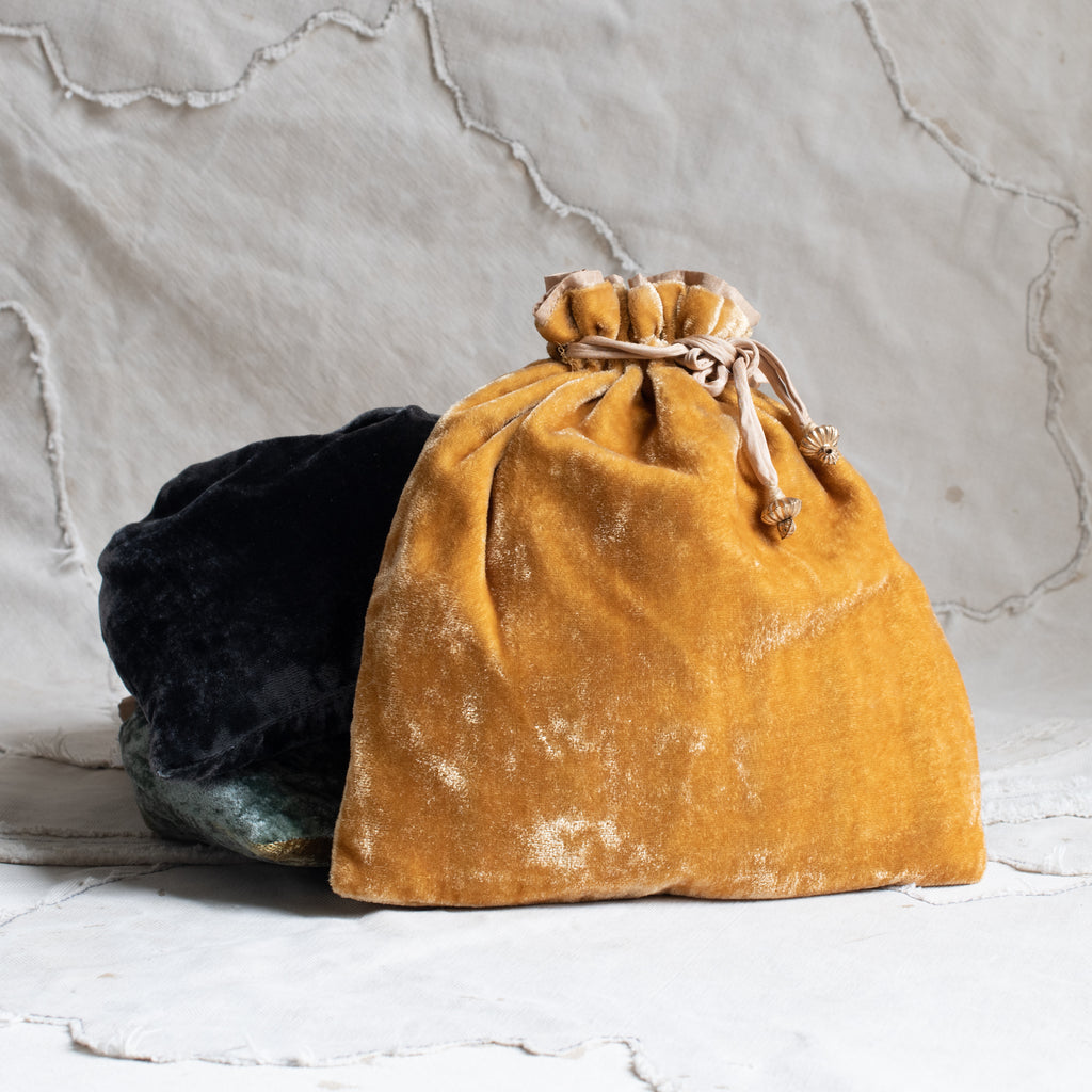 + Handmade Silk String Pouches - The Lost + Found Department