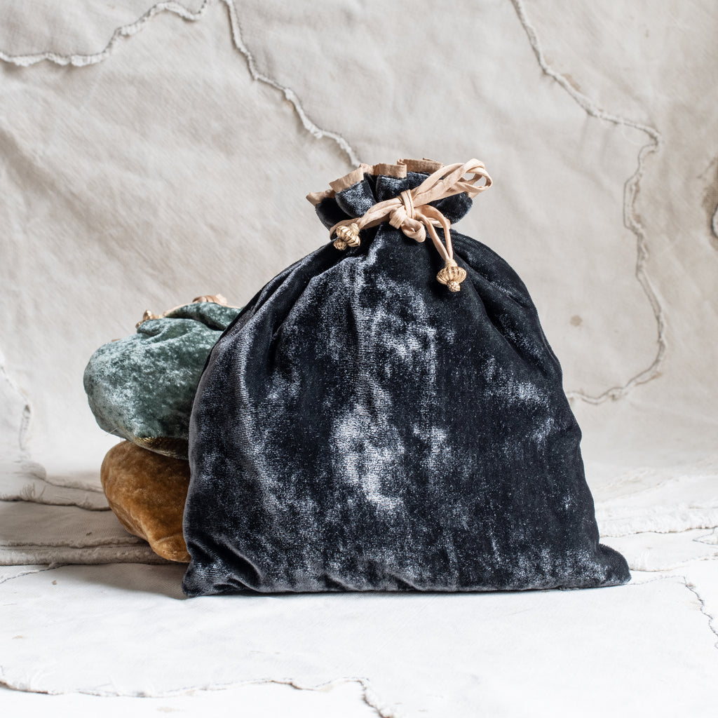+ Handmade Silk String Pouches - The Lost + Found Department