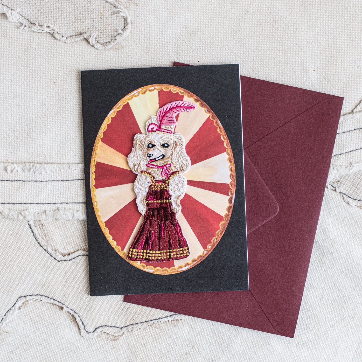 + Gift Cards by Nathalie Lete w Embroidered Iron on 'Circus' Patches - The Lost + Found Department