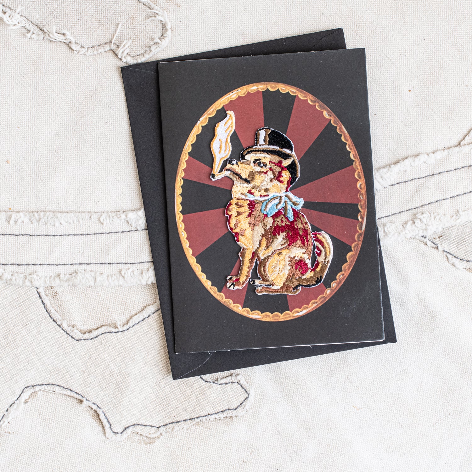 + Gift Cards by Nathalie Lete w Embroidered Iron on 'Circus' Patches - The Lost + Found Department