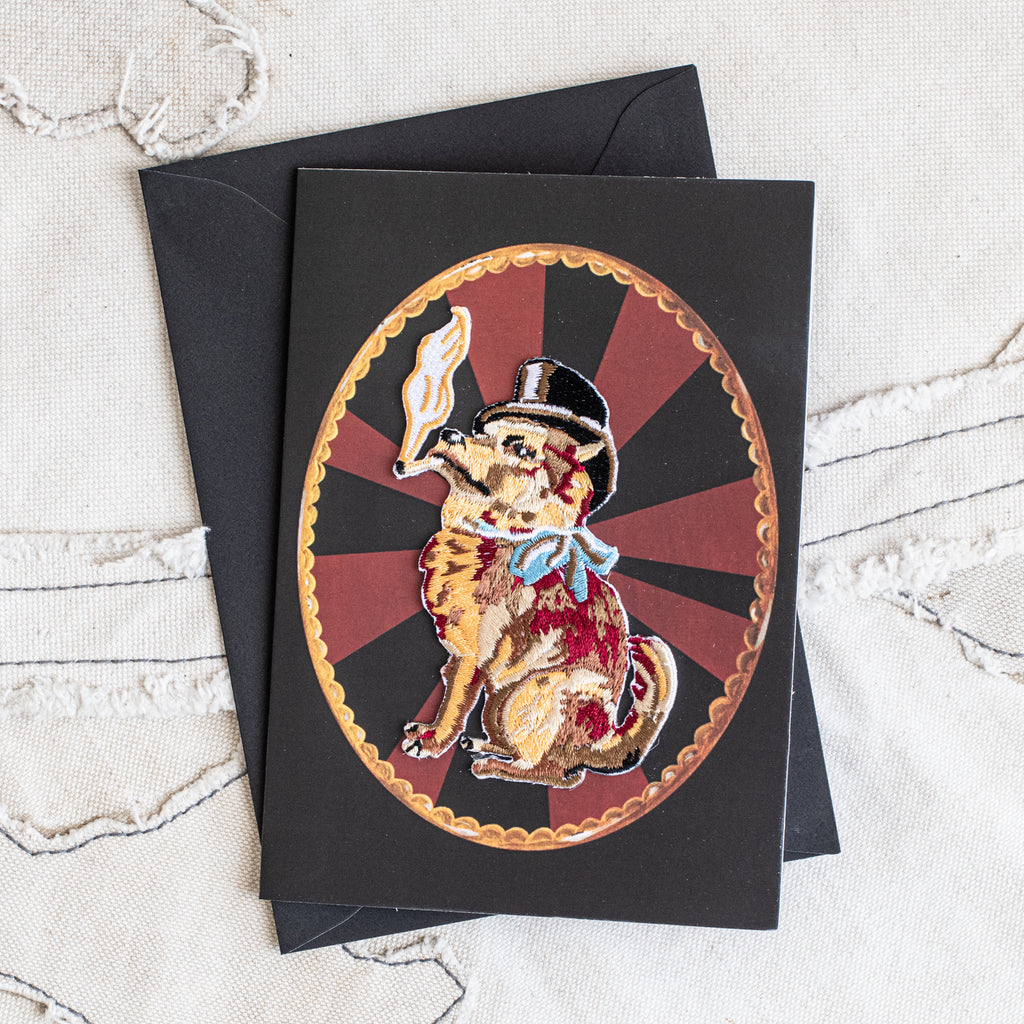 + Gift Cards by Nathalie Lete w Embroidered Iron on 'Circus' Patches - The Lost + Found Department