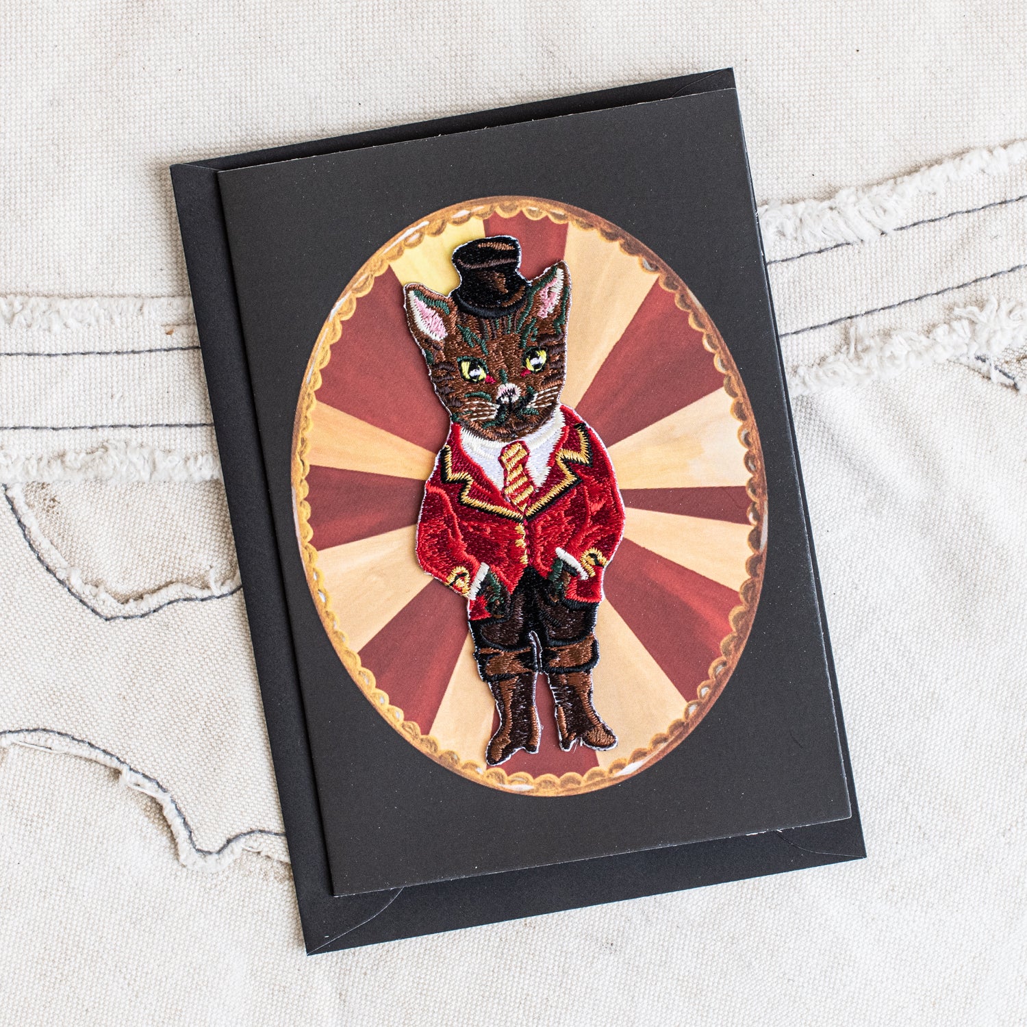 + Gift Cards by Nathalie Lete w Embroidered Iron on 'Circus' Patches - The Lost + Found Department
