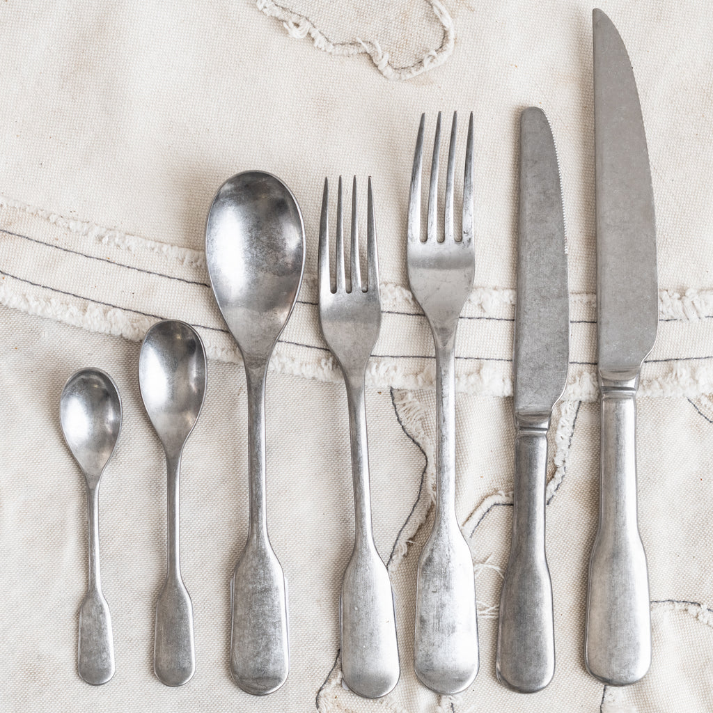 + Charingworth Vintage Finish Satin Cutlery - The Lost + Found Department