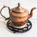 + Enamel Trivet - Black Round - The Lost + Found Department