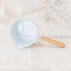 + Enamel Saucepan with Wooden Handle - The Lost + Found Department