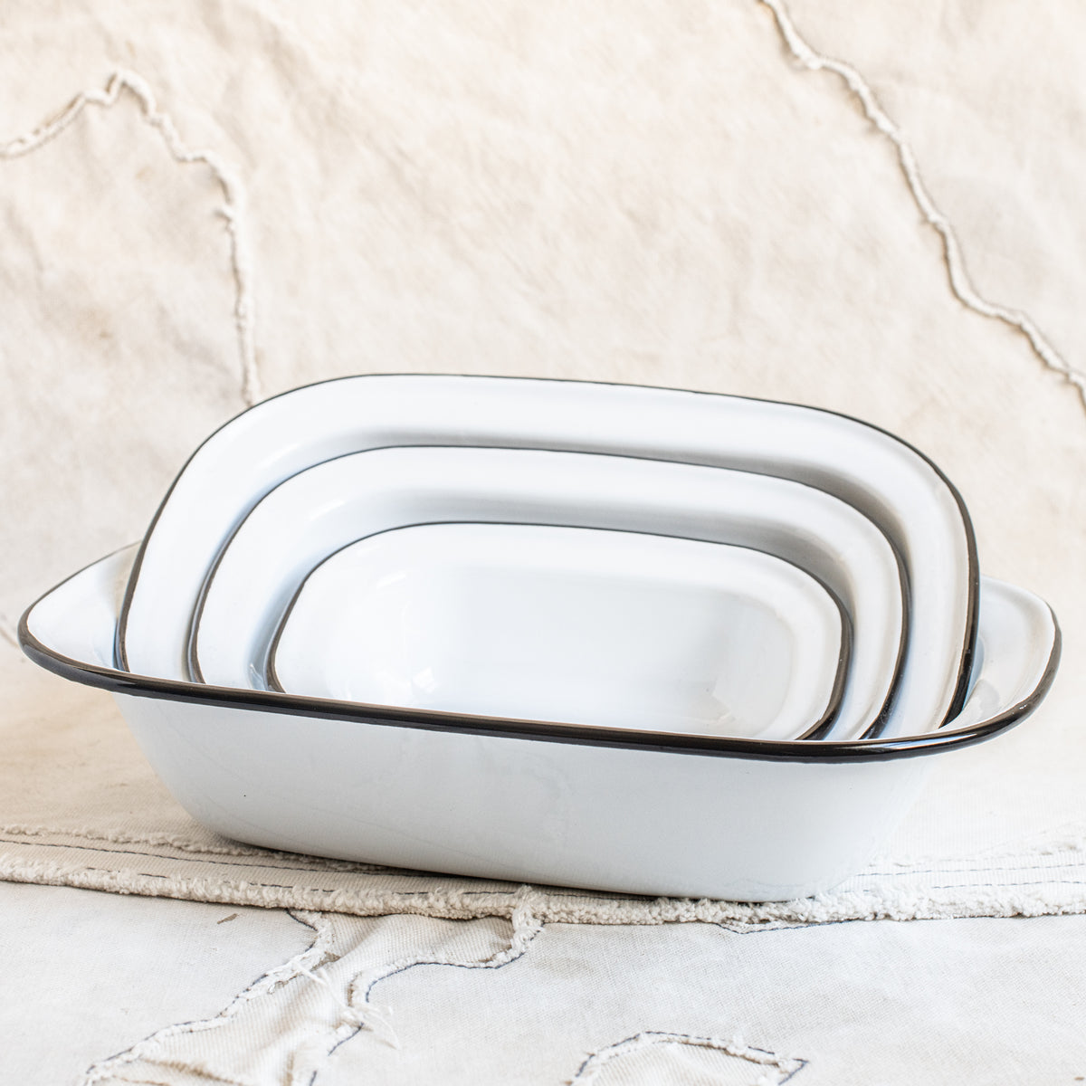 Enamel Pie Dishes– The Lost Found Department