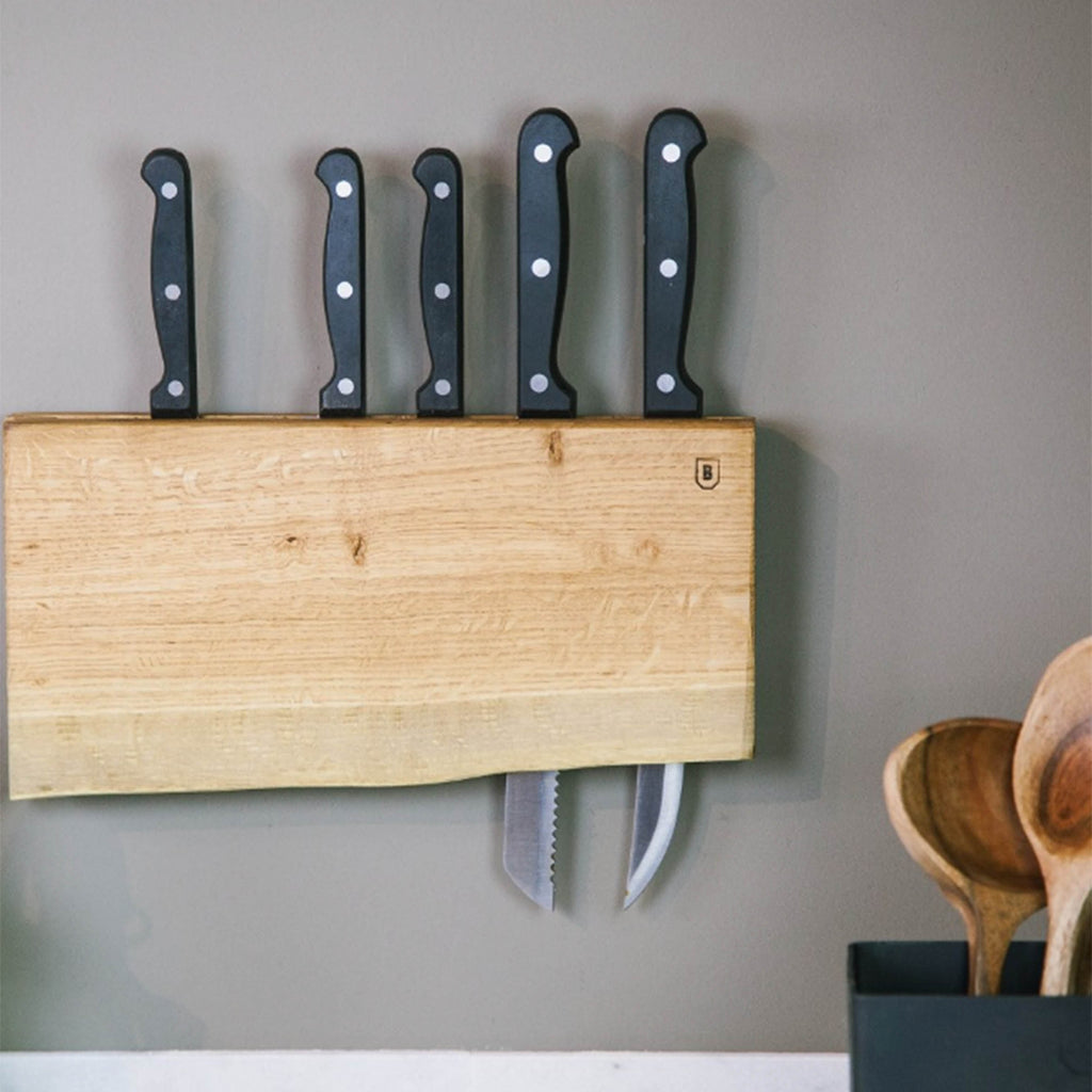 + Oak Knife Holder - The Lost + Found Department