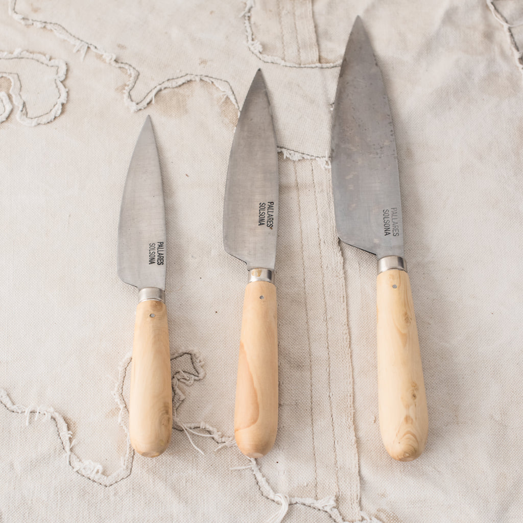 + Pallarés Solsana Knives - Rounded Blade, Boxwood - The Lost + Found Department