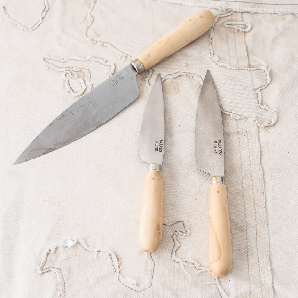 + Pallarés Solsana Knives - Rounded Blade, Boxwood - The Lost + Found Department