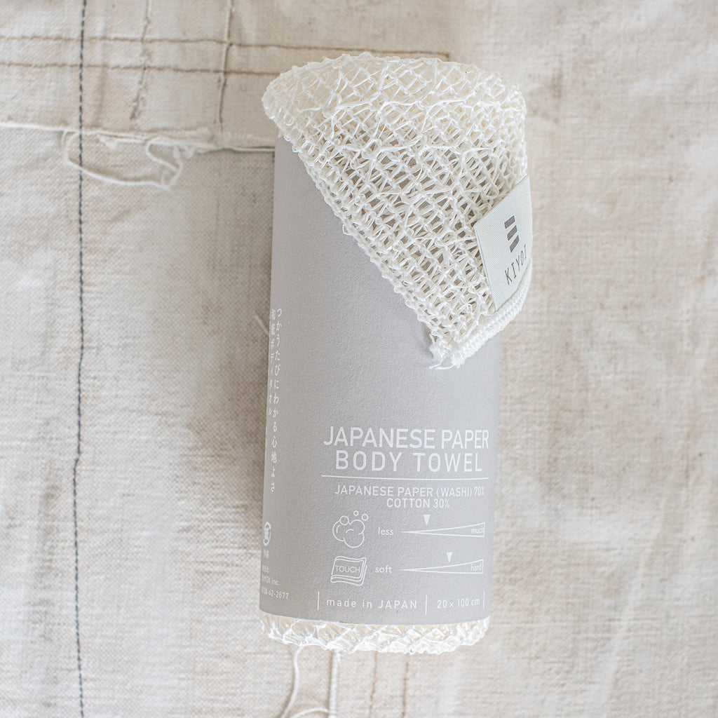 Japanese Paper Body Wash Towel - The Lost + Found Department