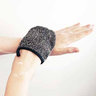 Japanese Body Mitten -  Linen & Cotton