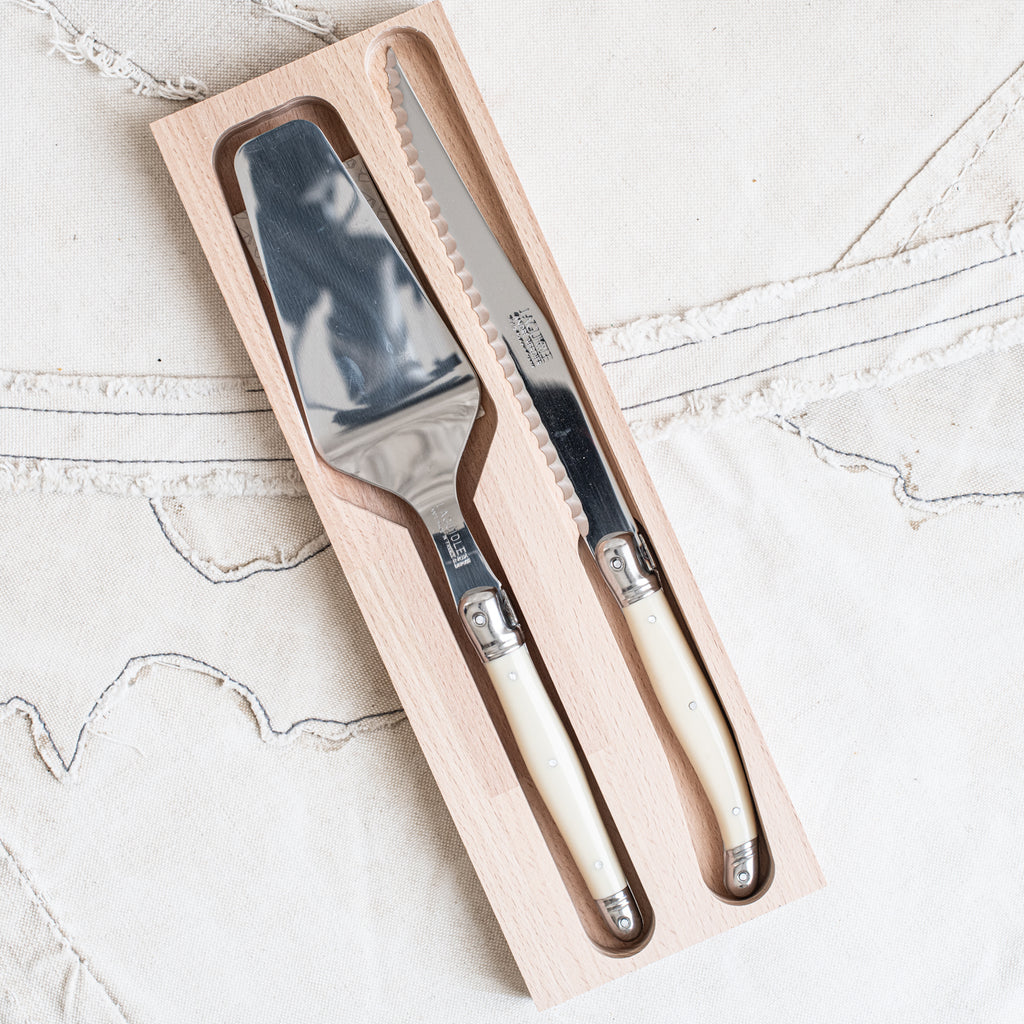 Laguiole Andre Verdier - Cake Server & Knife Set - The Lost + Found Department