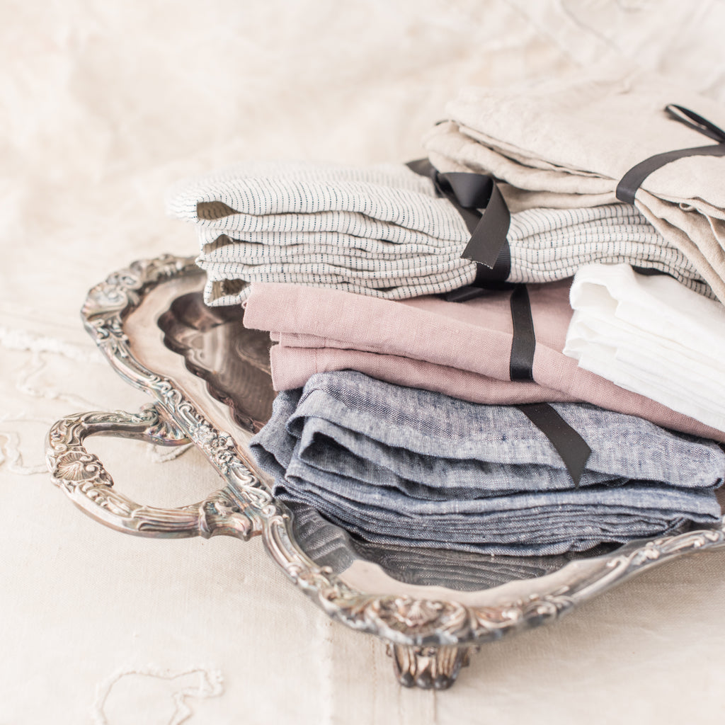 + Serviettes - Cultiver Set of 4 Linen - The Lost + Found Department