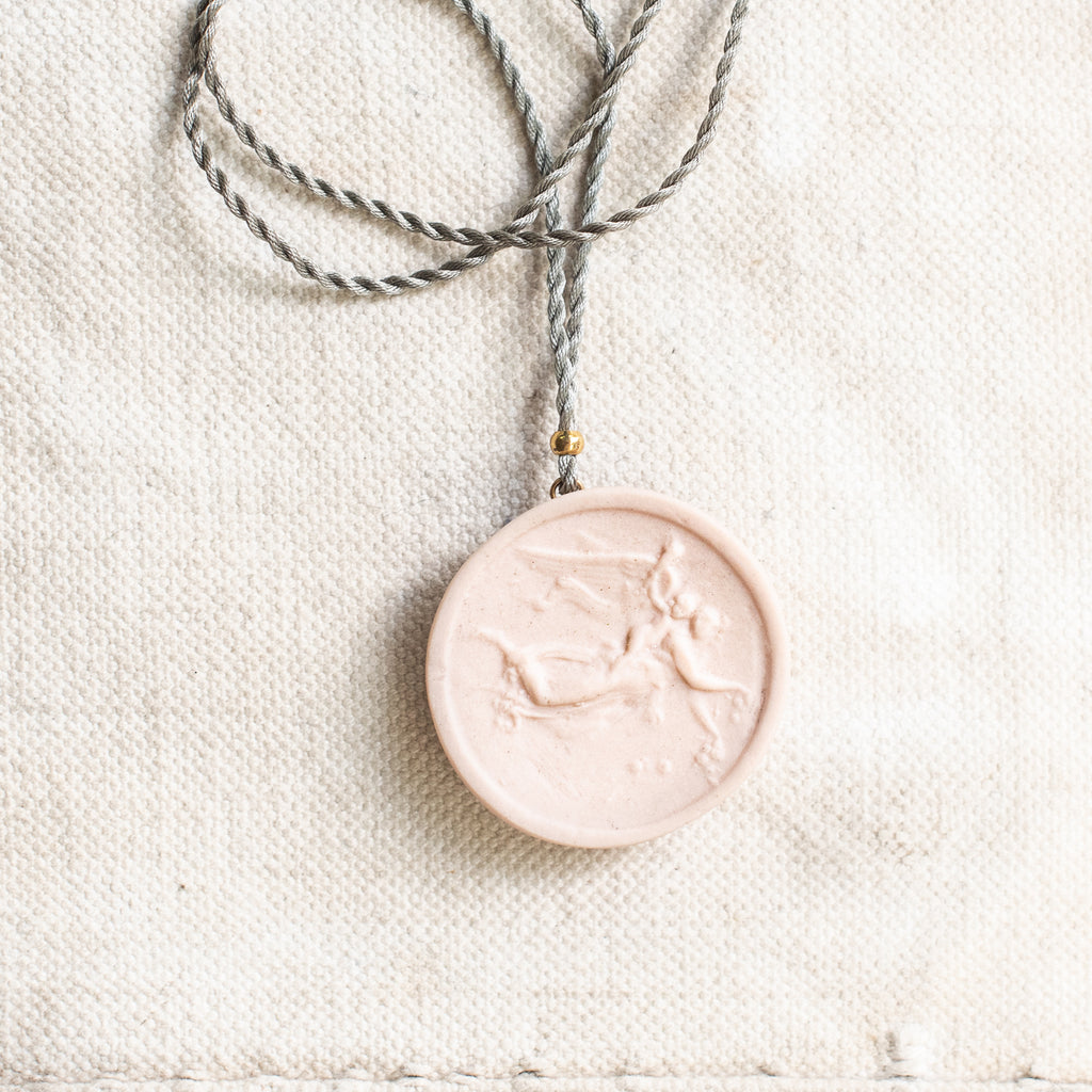 Marcie McGoldrick Porcelain Cameo Pendants - Flora - The Lost + Found Department