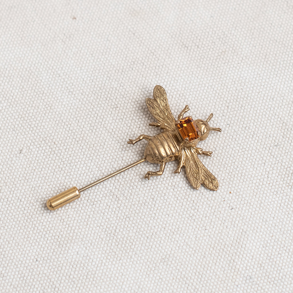 Nikki Witt - Bee Pin with Jewels - The Lost + Found Department