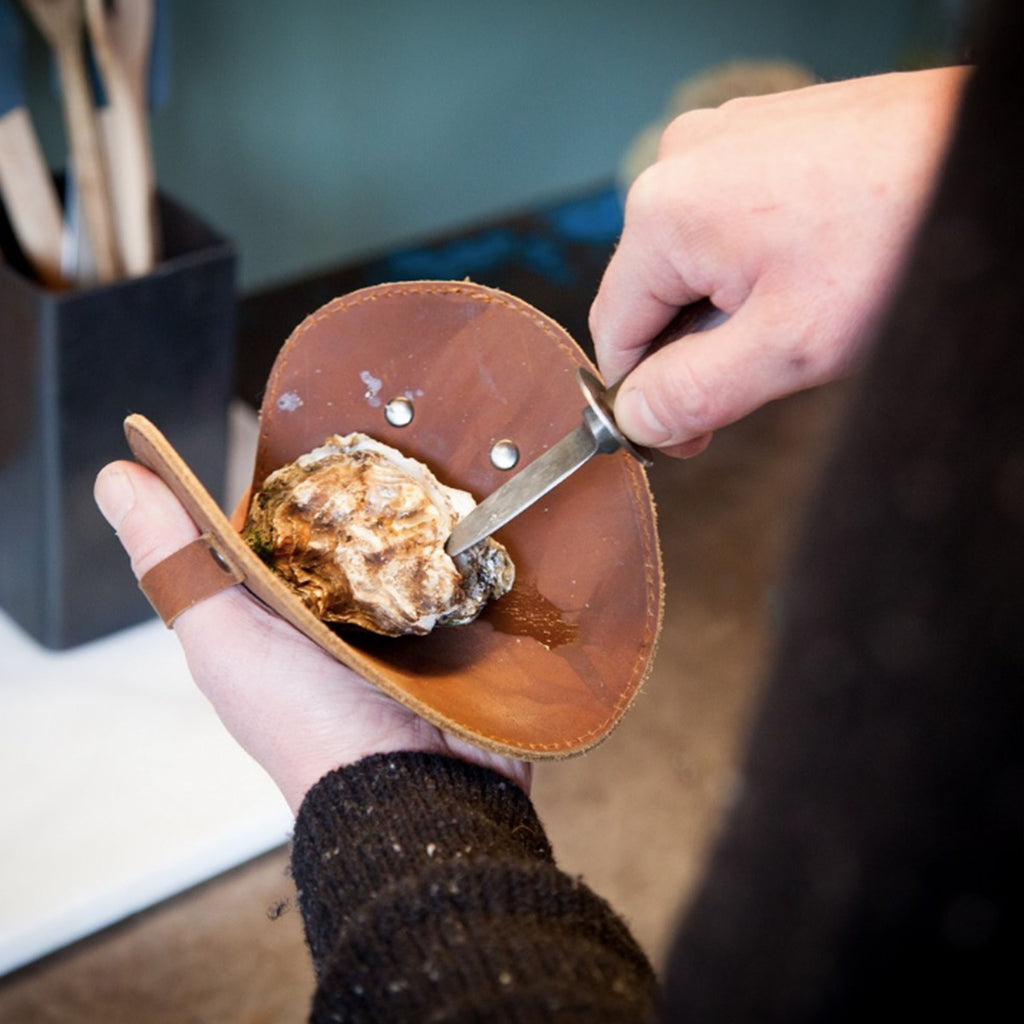 Oyster Knife With Leather Glove - The Lost + Found Department