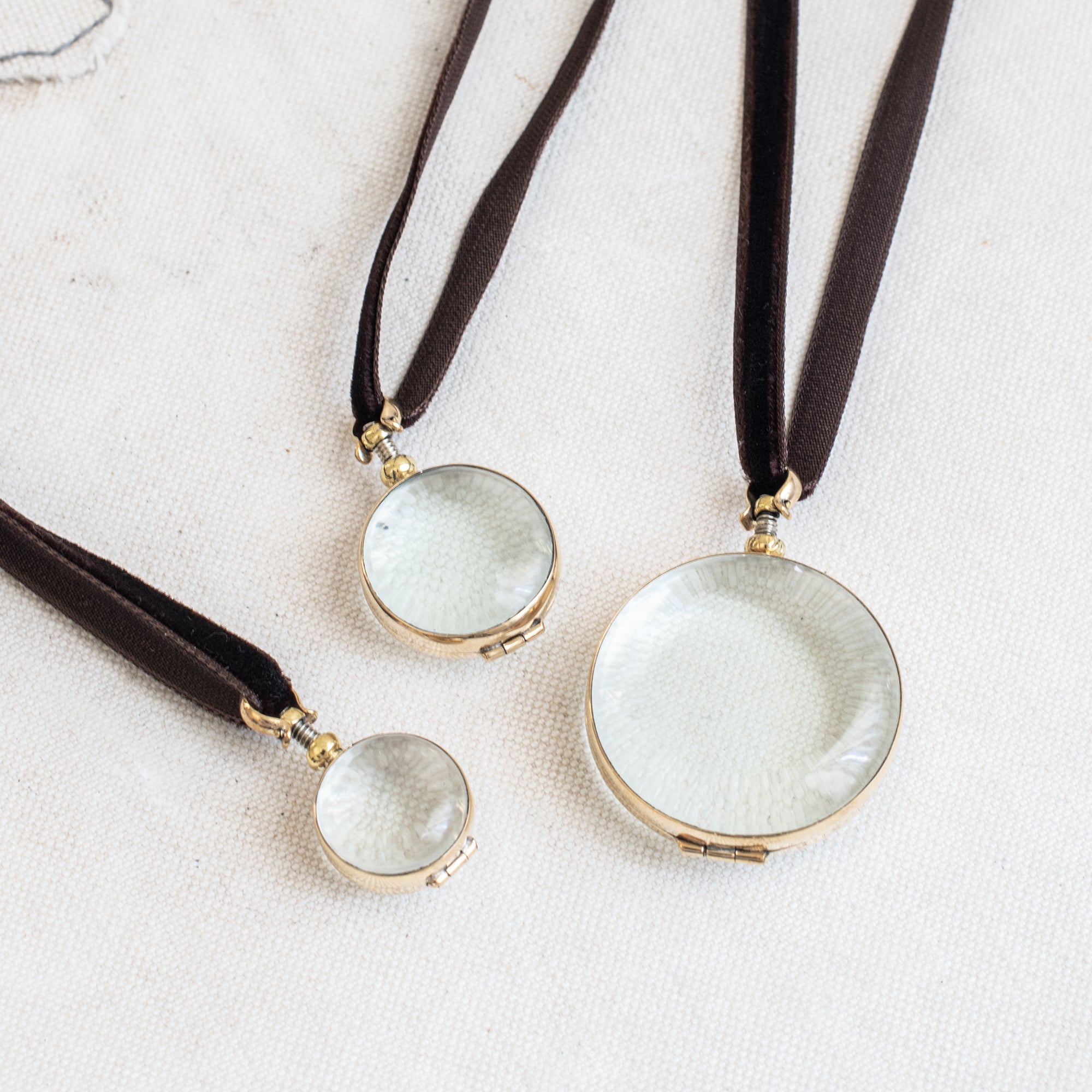 + Rock Crystal Lockets - The Lost + Found Department