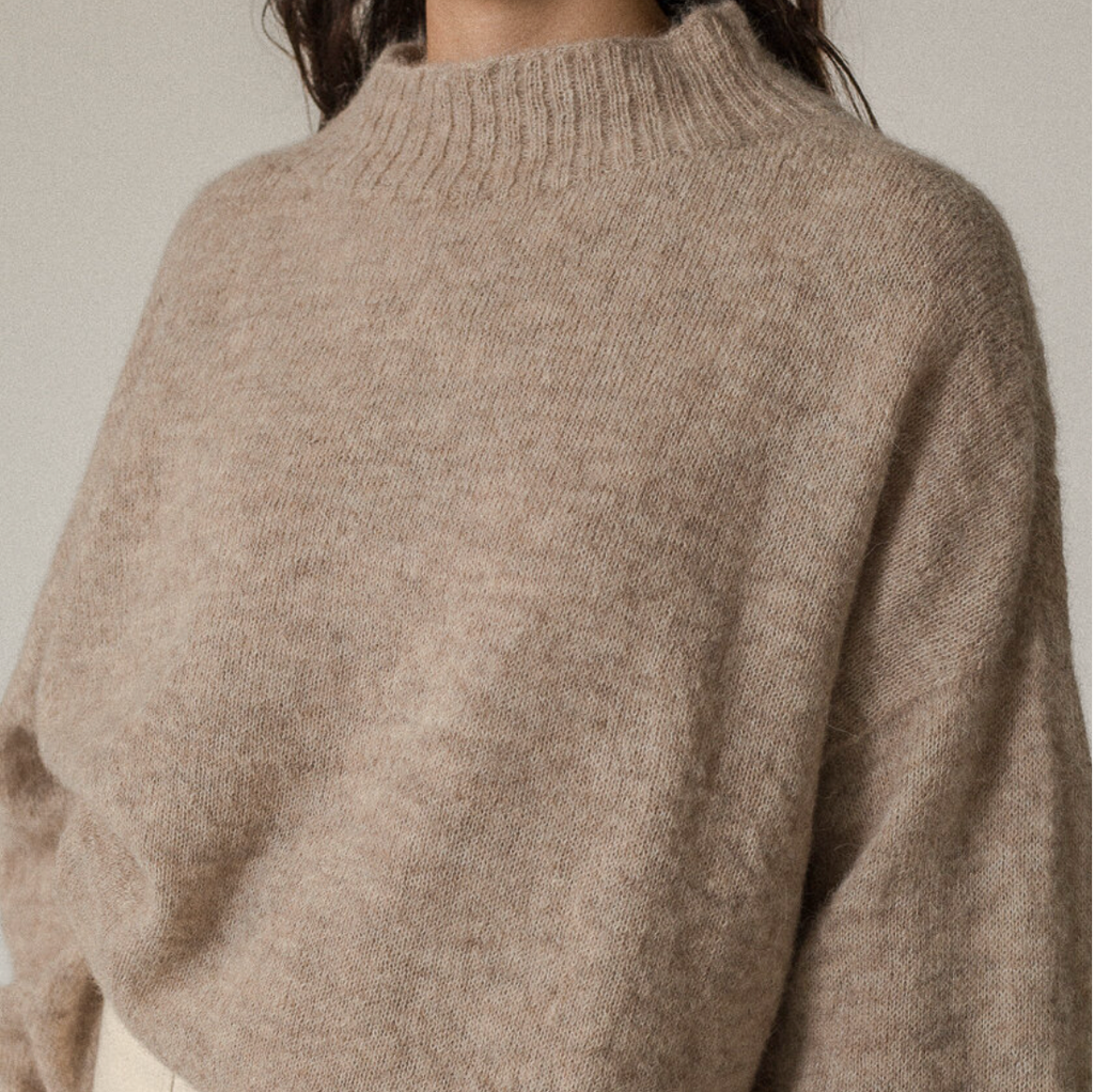 + Francie Campfire Alpaca Knit - The Lost + Found Department