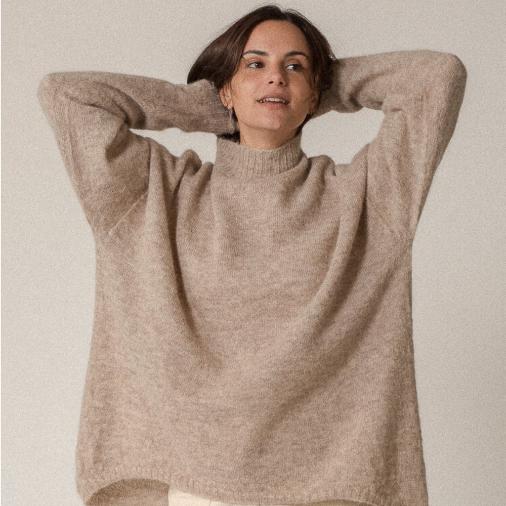 + Francie Campfire Alpaca Knit - The Lost + Found Department