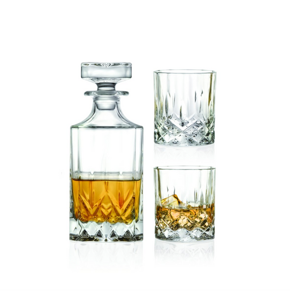 + Crystal Decanter & Glass Set - The Lost + Found Department