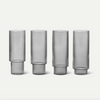 + Ferm Living Ripple Long Drink Glasses Set of 4 - The Lost + Found Department