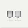+ Ferm Living Ripple Wine Glasses Set of 2 - The Lost + Found Department
