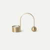 + Ferm Living Brass Balance Candle Holder - The Lost + Found Department