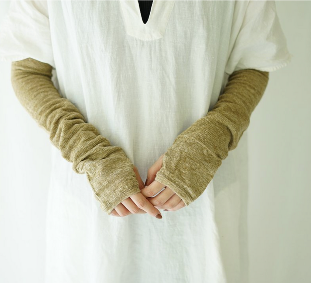 + Linen Arm Covers - The Lost + Found Department