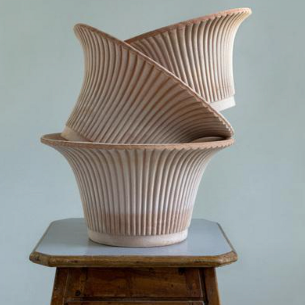 Bergs Potter Daisy Pot & Saucer - Rosa - The Lost + Found Department