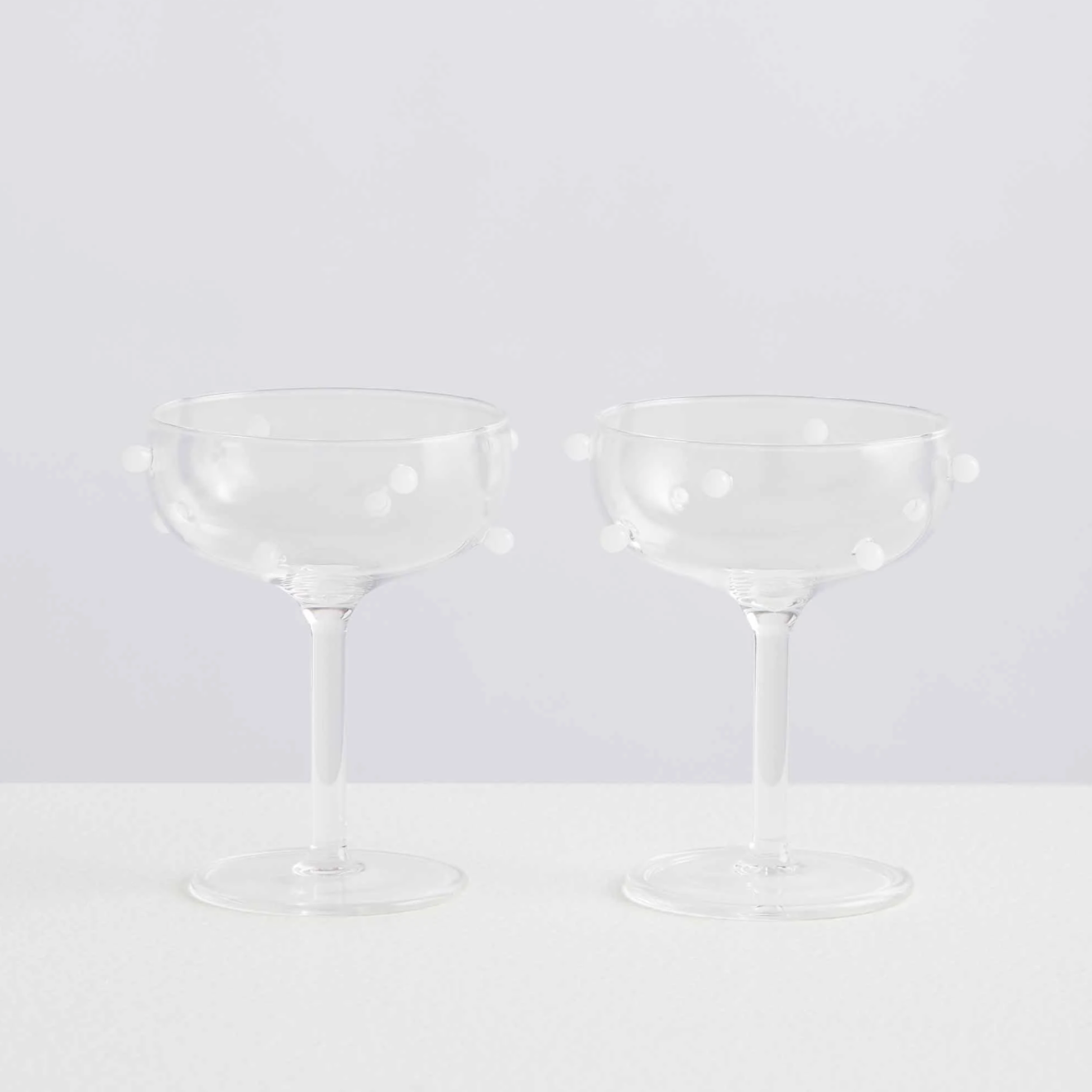 + Pomponette Champagne Coupes by Maison Balzac - The Lost + Found Department