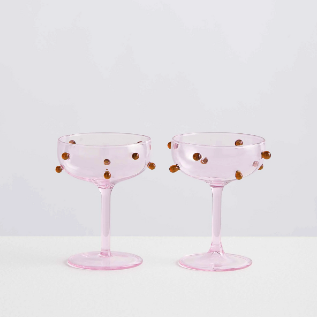 + Pomponette Champagne Coupes by Maison Balzac - The Lost + Found Department