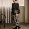 + Sydney Wool Skirt (Black & White Check) by Metta - The Lost + Found Department