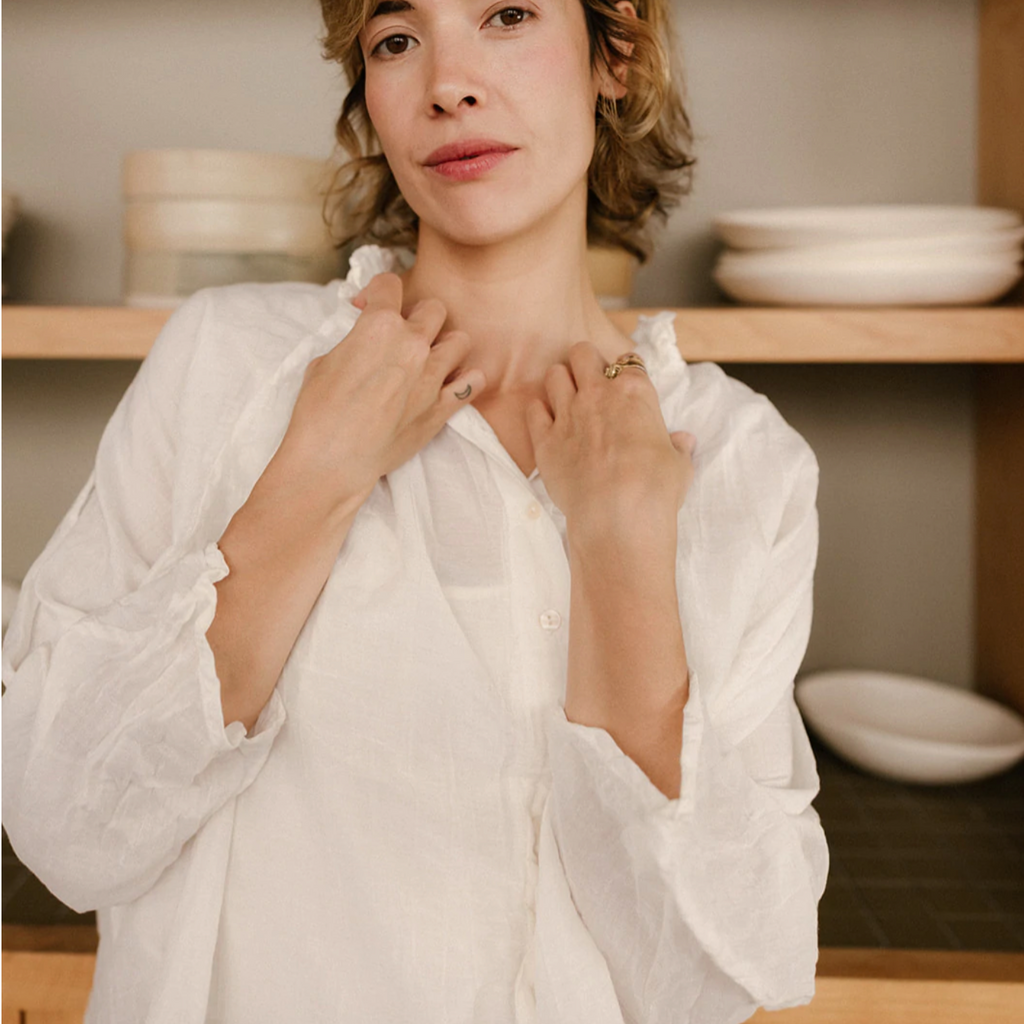 + Malin Blouses - Cotton Silk Blend by Metta - The Lost + Found Department
